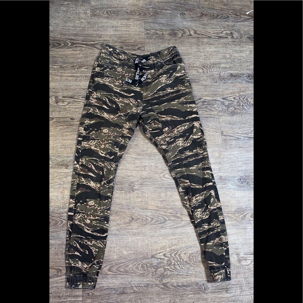 Young and reckless joggers